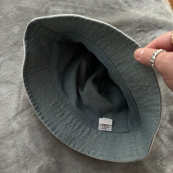 EUC Girls 4-16 Elli by Capelli Butterfly & Chambray Reversible Bucket Hat - Picture 5 of 7